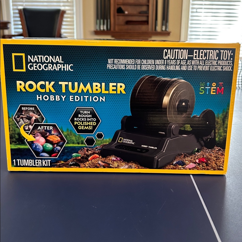 National Geographic Vibrant Rock Tumbler Kit
